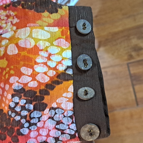 TRENZ by Theresa Renz Silk Blend animal Blazer, Size M - Picture 3 of 6